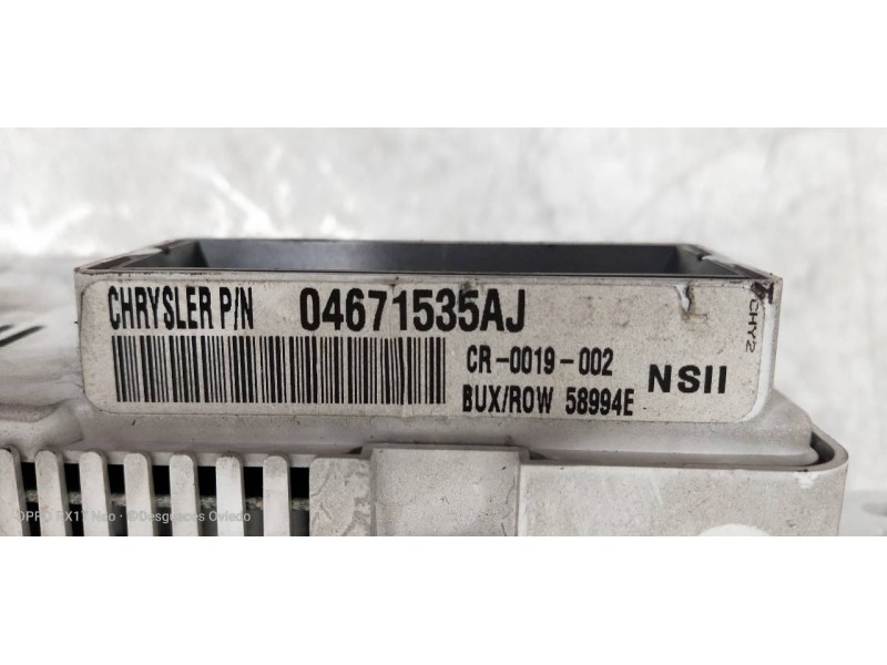 Recambio de cuadro instrumentos para chrysler pt cruiser (pt) 2.0 classic referencia OEM IAM 04671535AJ  