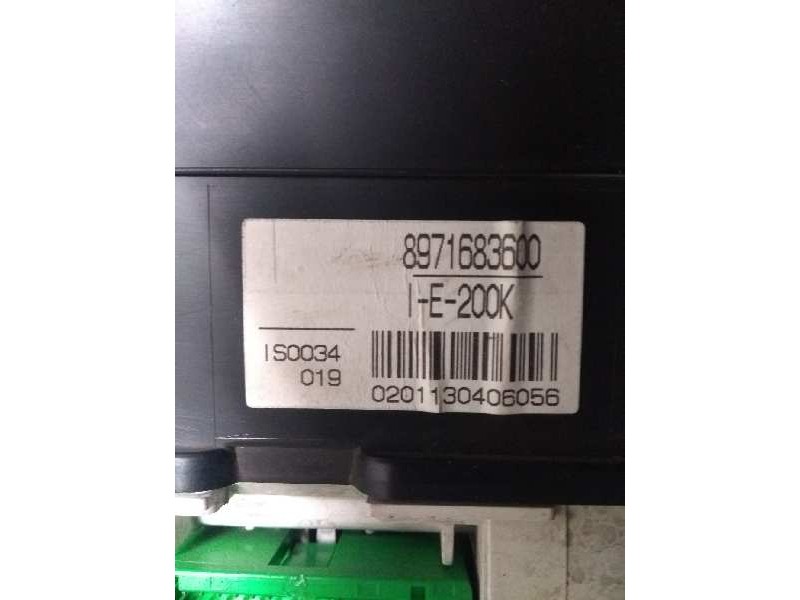 Recambio de cuadro instrumentos para opel monterey rs referencia OEM IAM 8971683600 IE200K 