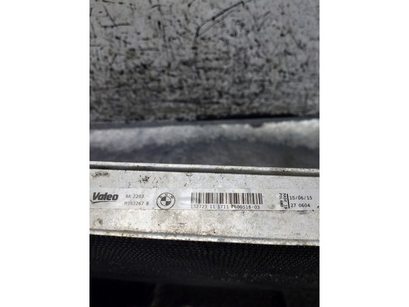 Recambio de radiador agua para bmw serie 4 coupe (f32) 435d xdrive referencia OEM IAM M163267B  