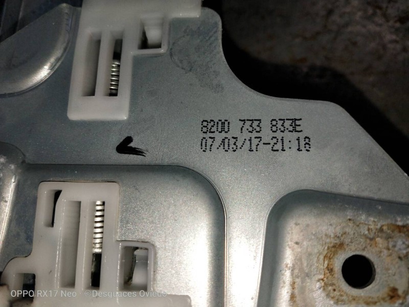 Recambio de elevalunas trasero izquierdo para dacia duster ii comfort referencia OEM IAM 8200733833E  