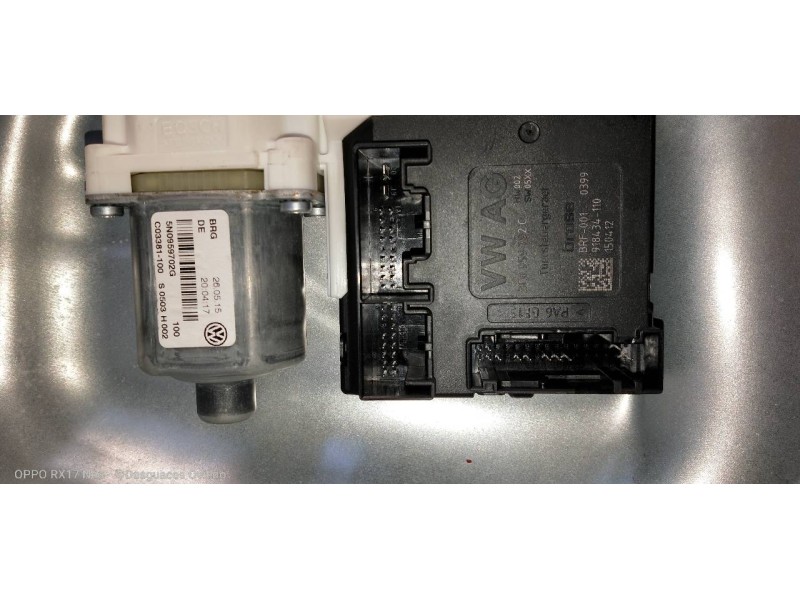 Recambio de elevalunas delantero derecho para volkswagen tiguan (5n2) sport 4motion bmt referencia OEM IAM 5N0837462 5N0837756 3