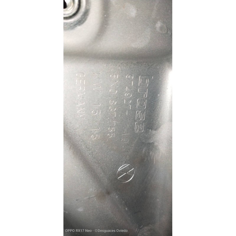 Recambio de elevalunas delantero izquierdo para volkswagen tiguan (5n2) sport 4motion bmt referencia OEM IAM 5N0837461 5N0837755