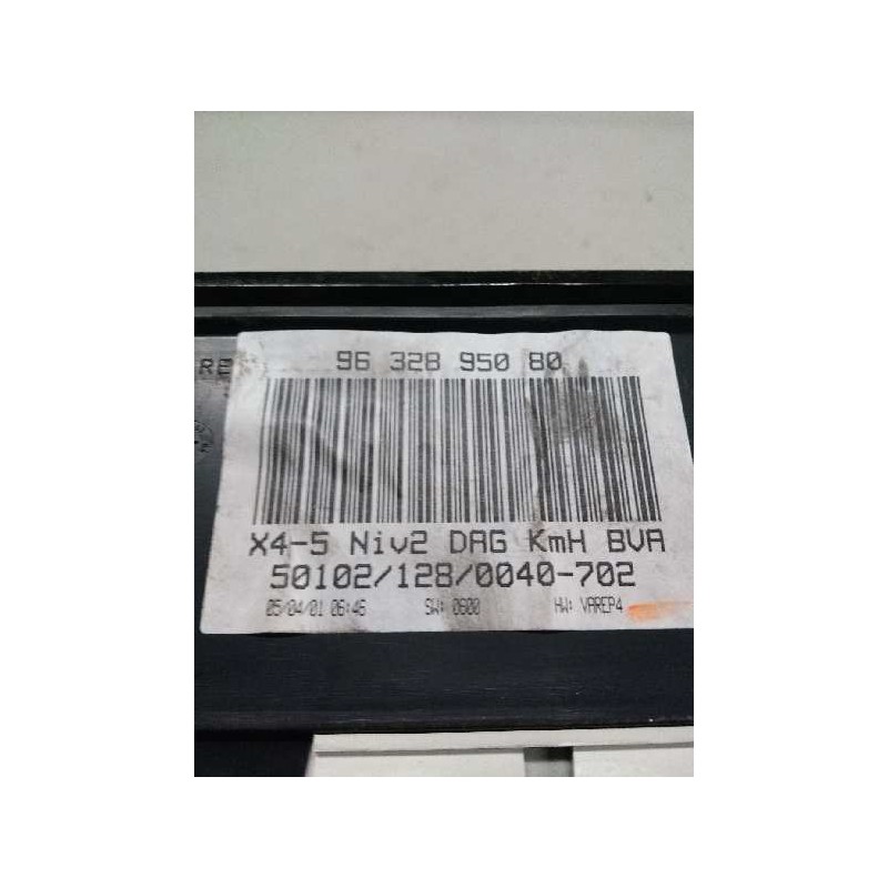 Recambio de cuadro instrumentos para citroen c5 berlina 3.0 v6 cat (xfx / es9j4s) referencia OEM IAM 9632895080 501021280040702 