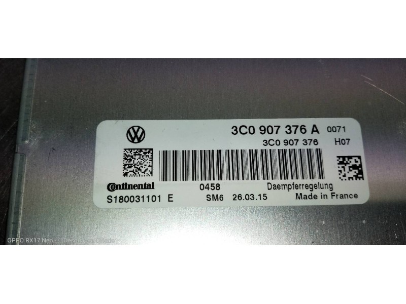 Recambio de centralita suspension para volkswagen tiguan (5n2) sport 4motion bmt referencia OEM IAM 3C0907376A S180031101E 