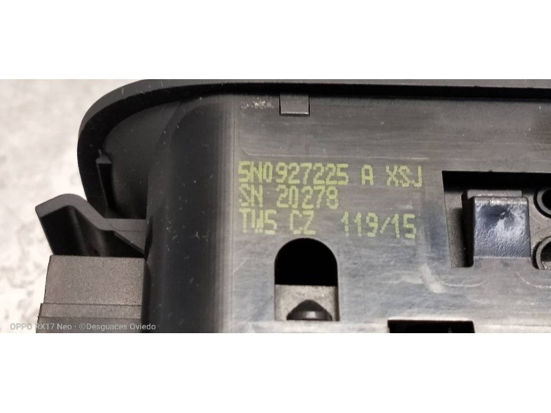 Recambio de mando multifuncion para volkswagen tiguan (5n2) sport 4motion bmt referencia OEM IAM 5N0927225A  