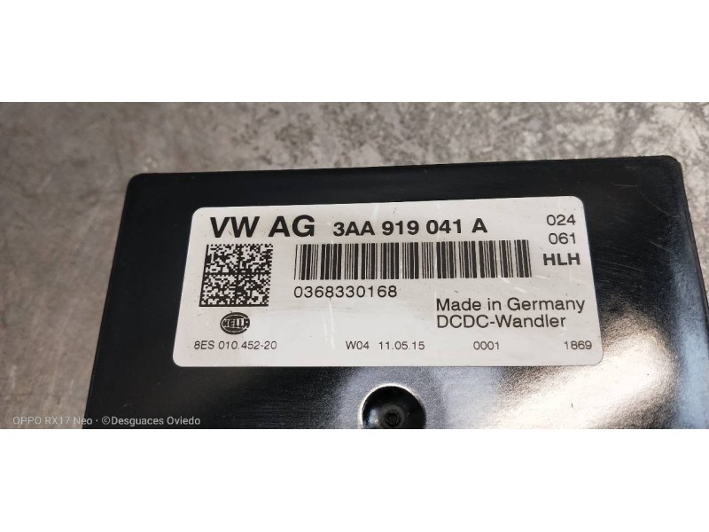Recambio de modulo electronico para volkswagen tiguan (5n2) sport 4motion bmt referencia OEM IAM 3AA919041A 8ES01045220 03683301