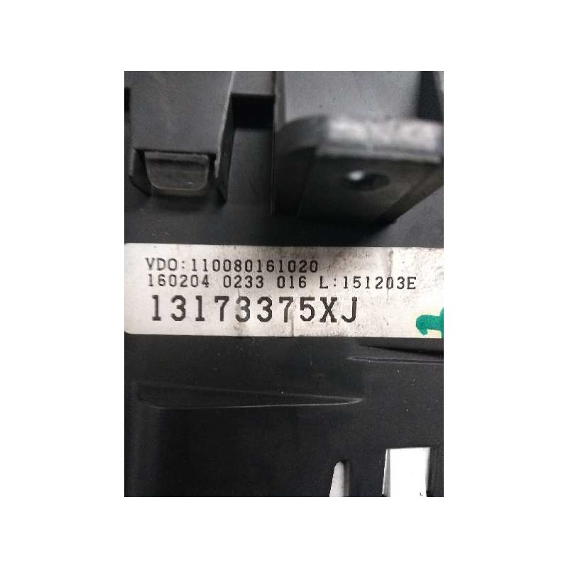 Recambio de cuadro instrumentos para opel meriva 1.7 16v dti cat (y 17 dt / lr6) referencia OEM IAM 110080161020 13173375XJ 
