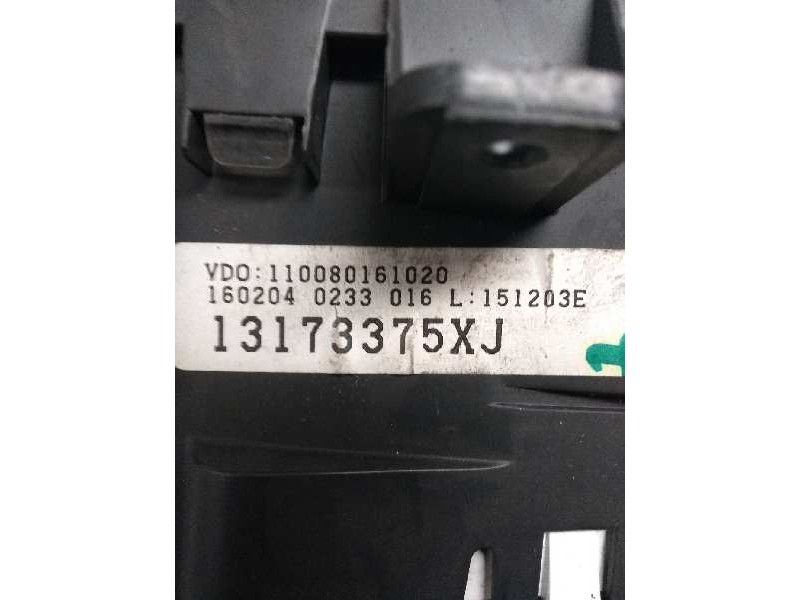 Recambio de cuadro instrumentos para opel meriva 1.7 16v dti cat (y 17 dt / lr6) referencia OEM IAM 110080161020 13173375XJ 