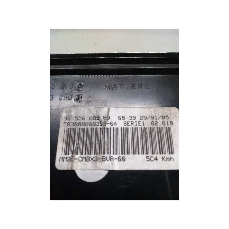 Recambio de cuadro instrumentos para citroen c5 berlina 2.2 hdi fap cat (4hx / dw12ed4) referencia OEM IAM 9655608980 5030008803