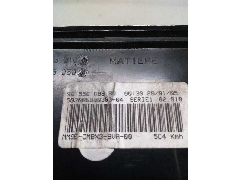 Recambio de cuadro instrumentos para citroen c5 berlina 2.2 hdi fap cat (4hx / dw12ed4) referencia OEM IAM 9655608980 5030008803