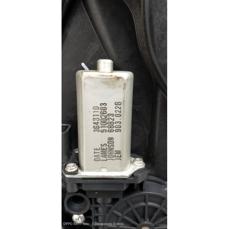 Recambio de elevalunas delantero izquierdo para lancia ypsilon (101) 1.3 multijet 16v platino (10.2006) referencia OEM IAM 73543