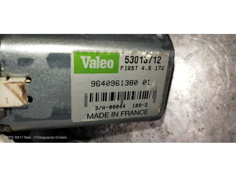 Recambio de motor limpia trasero para peugeot 307 break / sw (s1) 1.6 16v cat referencia OEM IAM 9640961380 53015712 