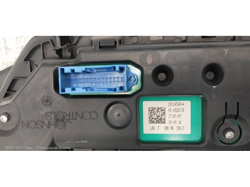 Recambio de pantalla multifuncion para citroen c4 coupe collection referencia OEM IAM P96631954ZD NS6520138Q 