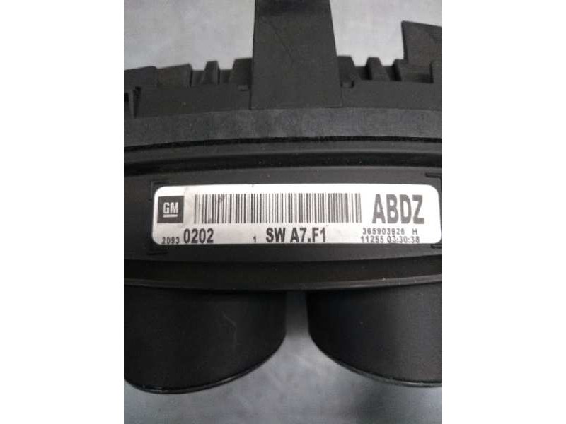 Recambio de cuadro instrumentos para opel insignia berlina 2.0 16v cdti referencia OEM IAM 20930202 SWA7F1 ABDZ