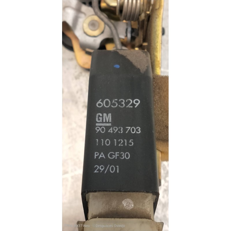 Recambio de motor cierre centralizado trasero derecho para saab 9-3 berlina 2.0 t sek referencia OEM IAM 90493703 605329 5P