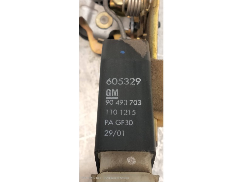 Recambio de motor cierre centralizado trasero derecho para saab 9-3 berlina 2.0 t sek referencia OEM IAM 90493703 605329 5P