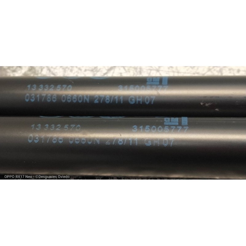 Recambio de amortiguadores maletero / porton para opel insignia berlina cosmo referencia OEM IAM 13332570 315005777 