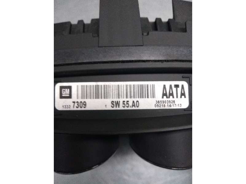 Recambio de cuadro instrumentos para opel insignia berlina 2.0 16v cdti referencia OEM IAM 13327309 SW55A0 AATA
