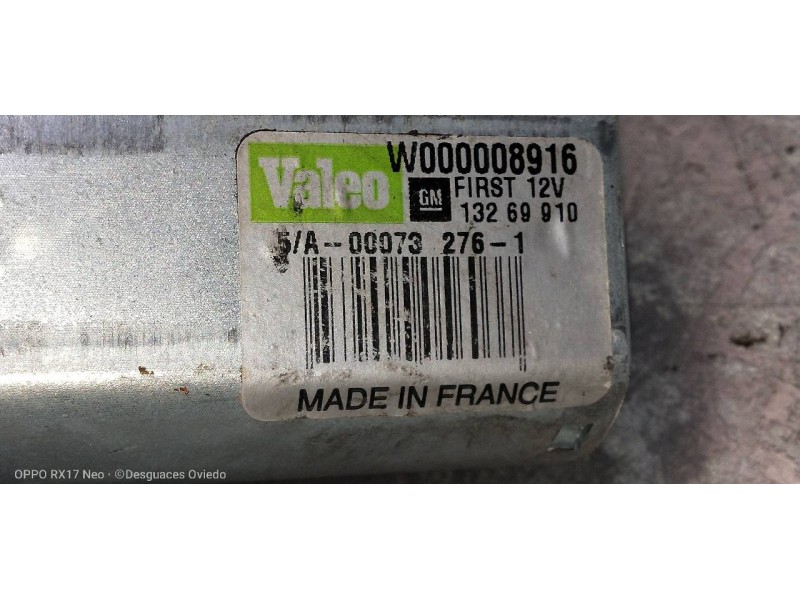 Recambio de motor limpia trasero para opel insignia berlina cosmo referencia OEM IAM 13269910 W000008916 