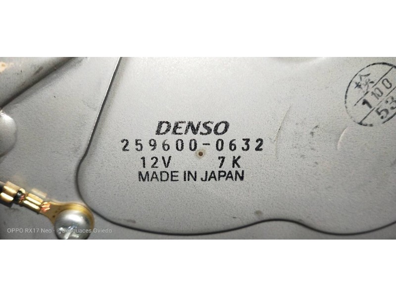 Recambio de motor limpia trasero para suzuki grand vitara jb (jt) 1.9 ddis jx (3-ptas.) referencia OEM IAM 2596000632  