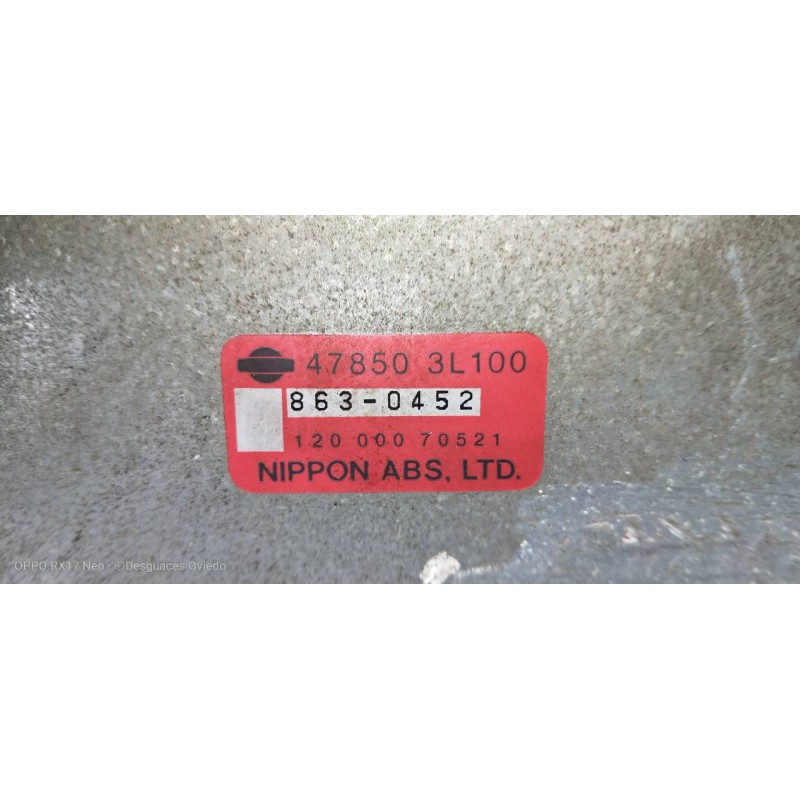 Recambio de centralita motor uce para nissan maxima qx (a32) 2,0 se (1997) referencia OEM IAM 478503L100 8630452 