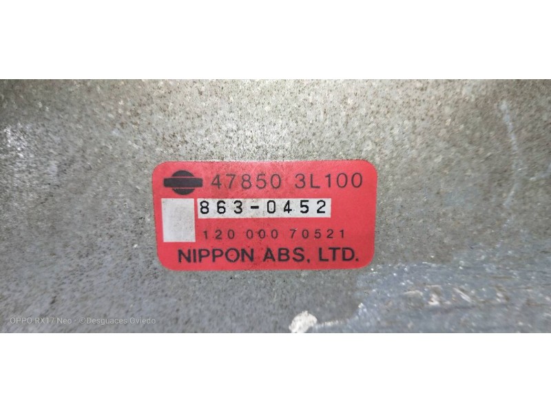 Recambio de centralita motor uce para nissan maxima qx (a32) 2,0 se (1997) referencia OEM IAM 478503L100 8630452 