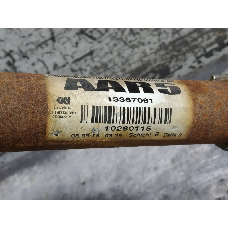 Recambio de transmision delantera izquierda para opel astra k lim. 5türig 1.6 cdti dpf referencia OEM IAM 13367061 10280115 