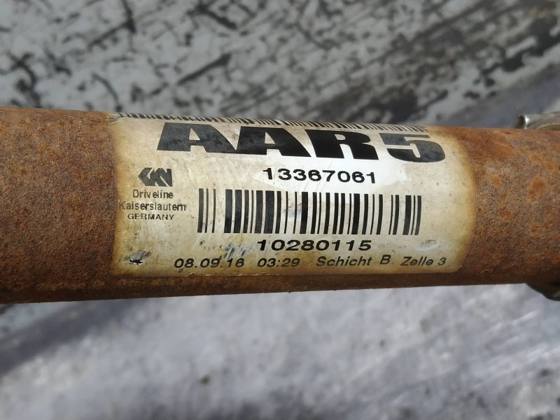 Recambio de transmision delantera izquierda para opel astra k lim. 5türig 1.6 cdti dpf referencia OEM IAM 13367061 10280115 