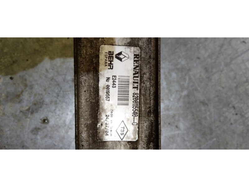 Recambio de intercooler para renault scenic ii authentique referencia OEM IAM   