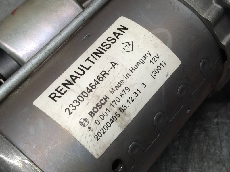 Recambio de motor arranque para dacia sandero comfort referencia OEM IAM 0001170679 233004646R 
