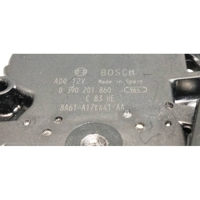 Recambio de motor limpia trasero para ford fiesta (cb1) sport referencia OEM IAM 0390201860 8A61A17K441AA 