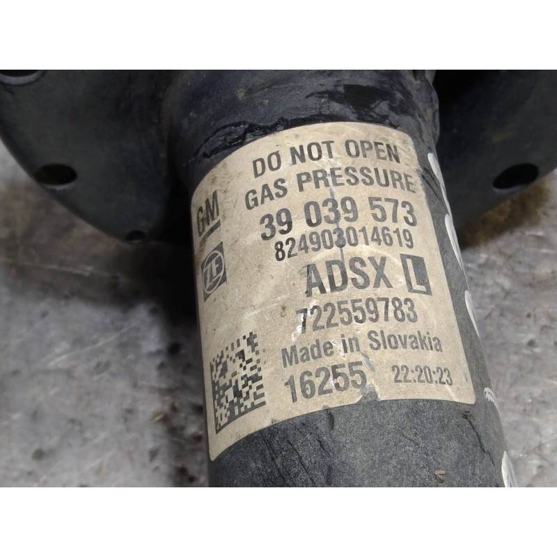 Recambio de amortiguador delantero izquierdo para opel astra k lim. 5türig 1.6 cdti dpf referencia OEM IAM 39039573 824903014619
