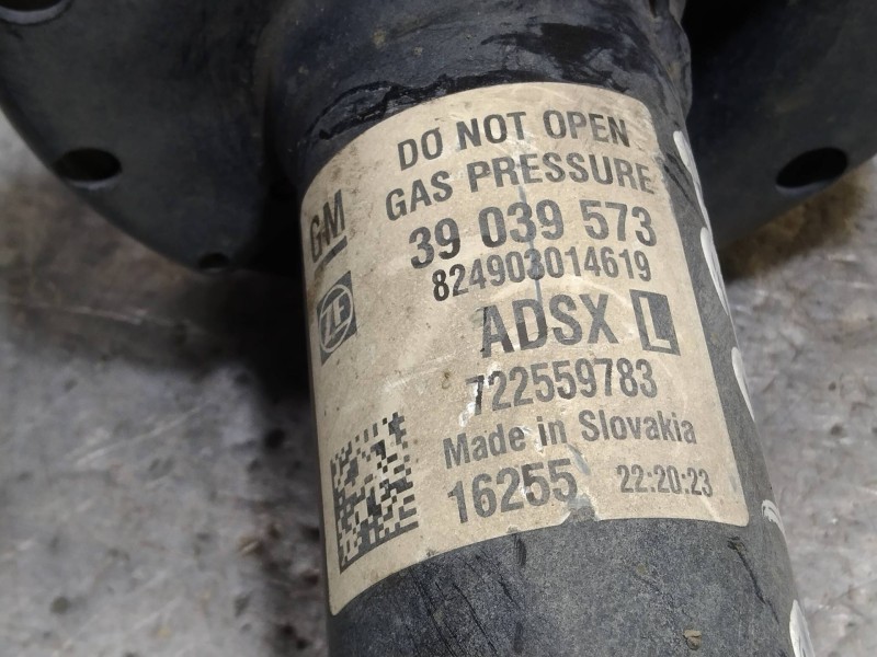 Recambio de amortiguador delantero izquierdo para opel astra k lim. 5türig 1.6 cdti dpf referencia OEM IAM 39039573 824903014619