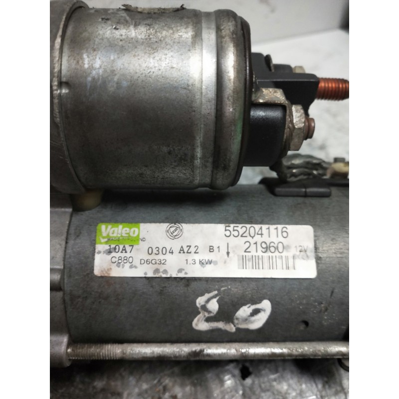 Recambio de motor arranque para lancia ypsilon (101) 1.3 multijet 16v platino (10.2006) referencia OEM IAM 55204116  