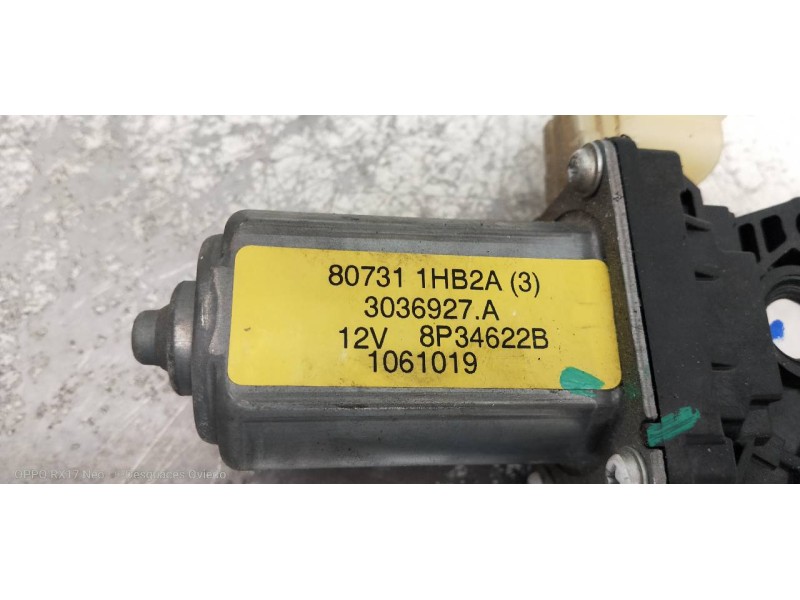 Recambio de elevalunas delantero izquierdo para nissan note acenta referencia OEM IAM 807013VV0A 807311HB2A 5P