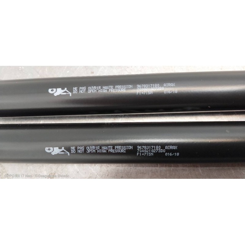 Recambio de amortiguadores maletero / porton para peugeot 2008 (p1) 1.5 blue-hdi fap referencia OEM IAM 9678317180  