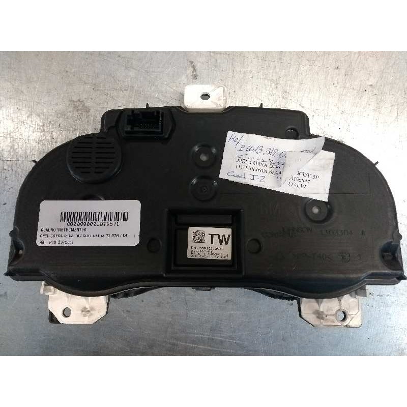 Recambio de cuadro instrumentos para opel corsa d 1.3 16v cdti cat (z 13 dth / l4i) referencia OEM IAM P0013312051 TW 