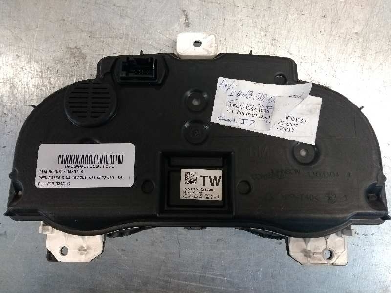 Recambio de cuadro instrumentos para opel corsa d 1.3 16v cdti cat (z 13 dth / l4i) referencia OEM IAM P0013312051 TW 
