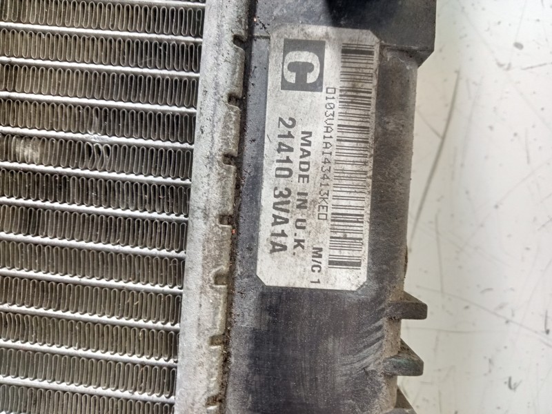 Recambio de radiador agua para nissan note acenta referencia OEM IAM 214103VA1A  