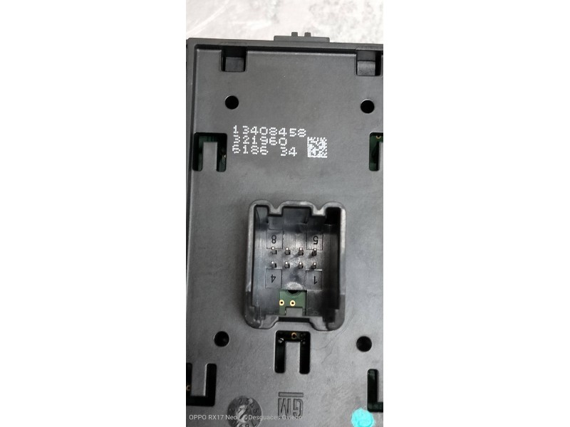 Recambio de mando elevalunas delantero izquierdo para opel astra k lim. 5türig 1.6 cdti dpf referencia OEM IAM 13408458  