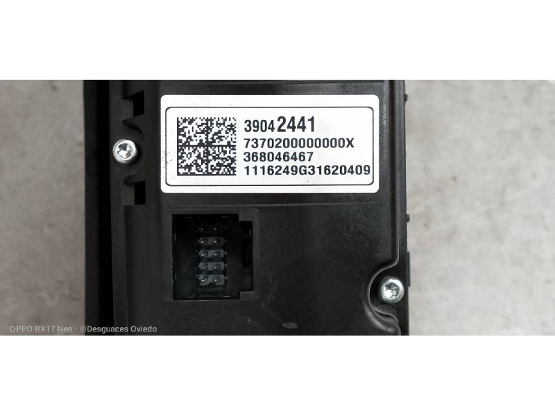 Recambio de mando calefaccion / aire acondicionado para opel astra k lim. 5türig 1.6 cdti dpf referencia OEM IAM 39042441 368046