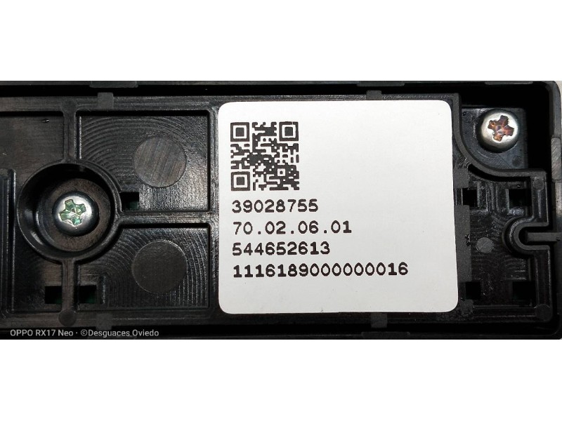 Recambio de mando multifuncion para opel astra k lim. 5türig 1.6 cdti dpf referencia OEM IAM 39028755  