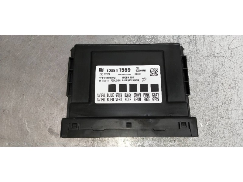 Recambio de modulo electronico para opel astra k lim. 5türig 1.6 cdti dpf referencia OEM IAM 13511569 F00HJ01544 