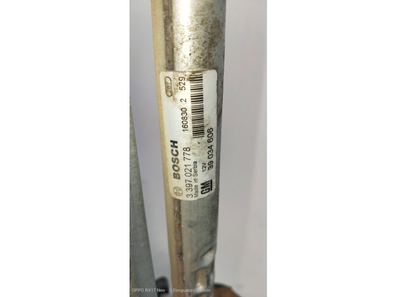 Recambio de motor limpia delantero para opel astra k lim. 5türig 1.6 cdti dpf referencia OEM IAM   