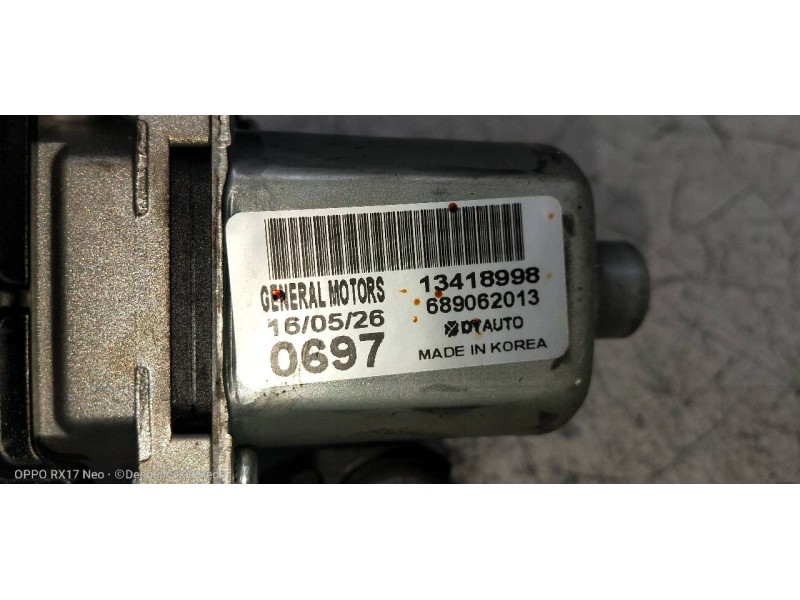 Recambio de motor limpia trasero para opel astra k lim. 5türig 1.6 cdti dpf referencia OEM IAM 13418998  