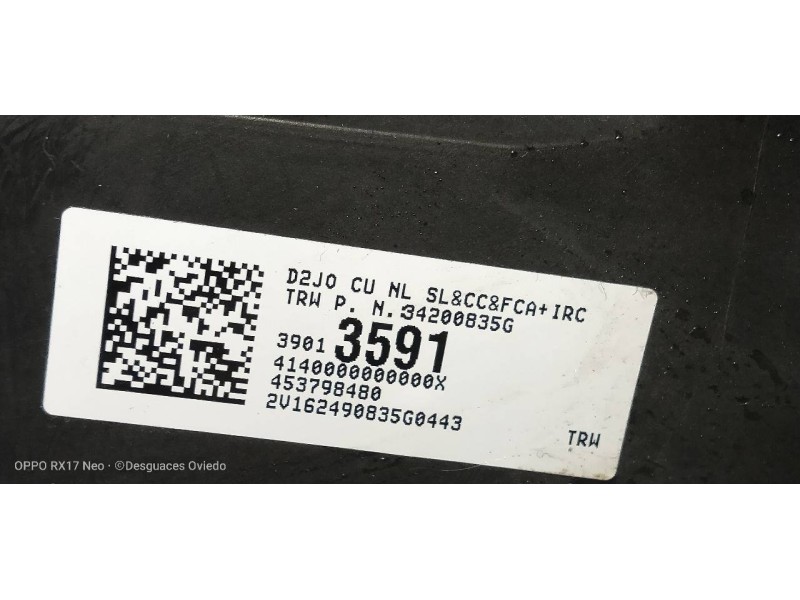 Recambio de volante para opel astra k lim. 5türig 1.6 cdti dpf referencia OEM IAM 39013591  