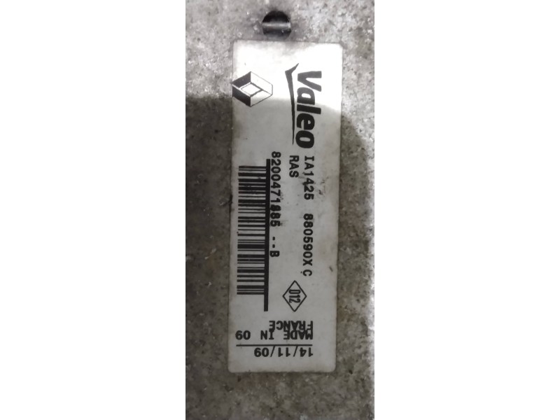 Recambio de intercooler para renault modus luxe privilege referencia OEM IAM   