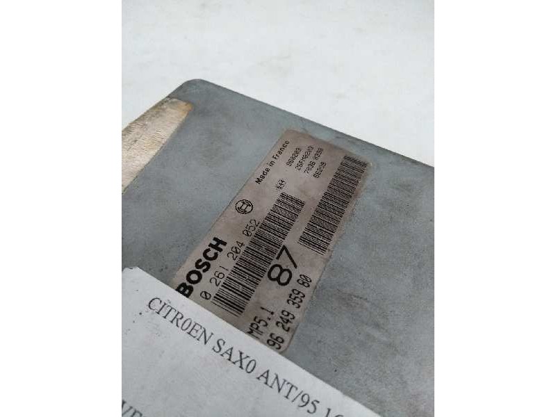Recambio de centralita motor uce para citroen saxo referencia OEM IAM 0261204052 9624935980 87 Recambio de centralita motor uce para citroen saxo referencia OEM IAM 0261204052 9624935980 87