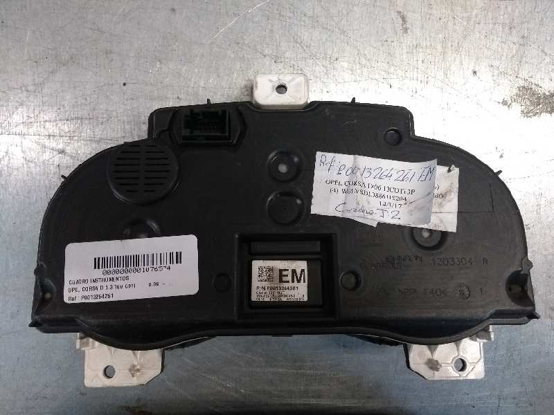 Recambio de cuadro instrumentos para opel corsa d 1.3 16v cdti referencia OEM IAM P0013264261 EM 