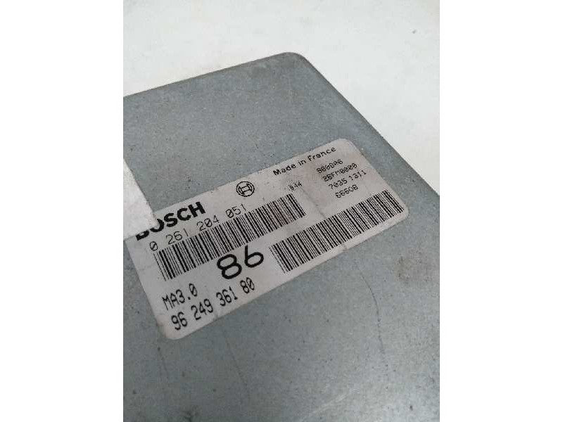 Recambio de centralita motor uce para citroen ax 1.0 referencia OEM IAM 0261204051 9624936180 86 Recambio de centralita motor uce para citroen ax 1.0 referencia OEM IAM 0261204051 9624936180 86